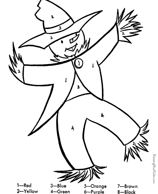 halloween coloring pages by numbers for teenagers - photo #29