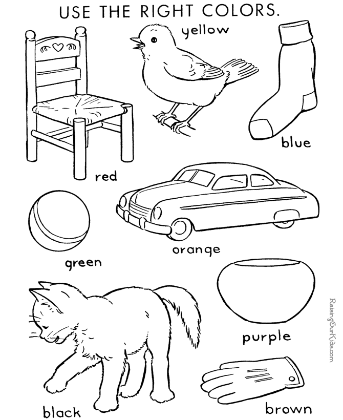 Color by Number coloring page for kids 004