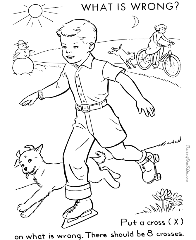 object search coloring pages and find objects - photo #25