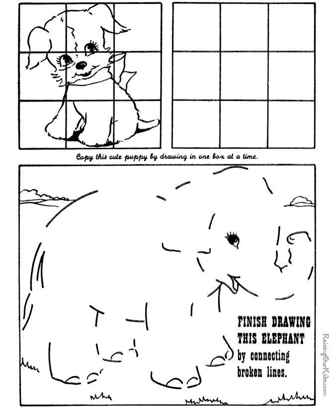 How to draw a puppy dog