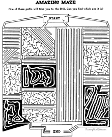 free printale mazes