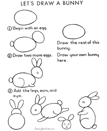 Printable activities - How to draw