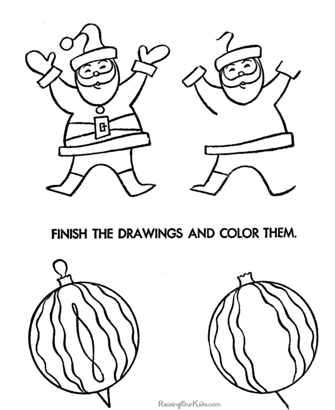 Finish the picture drawing