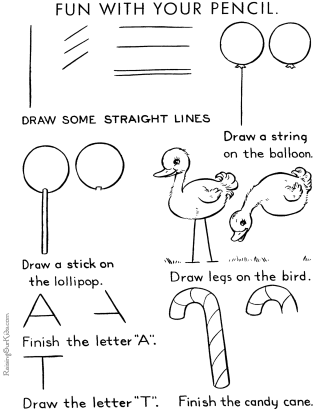 Simple how to draw for kids