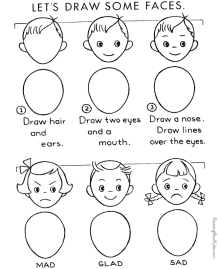 Learn to draw faces