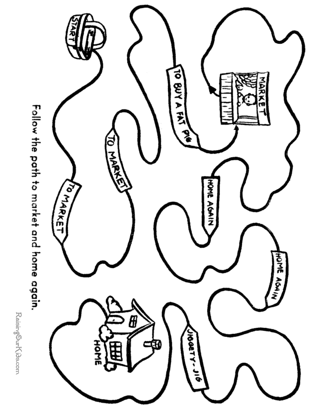 Free Mazes - Printable activities for kids